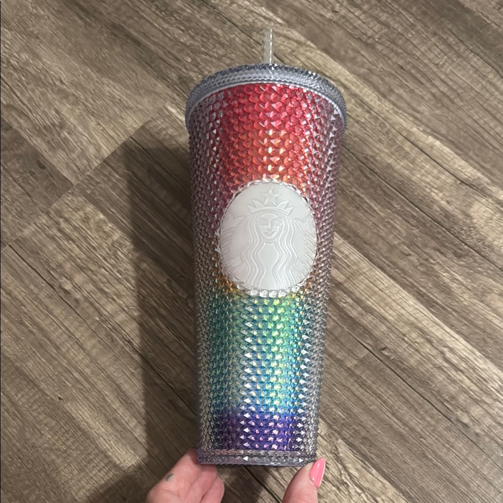 Starbucks Venti Rainbow Studded Tumbler
